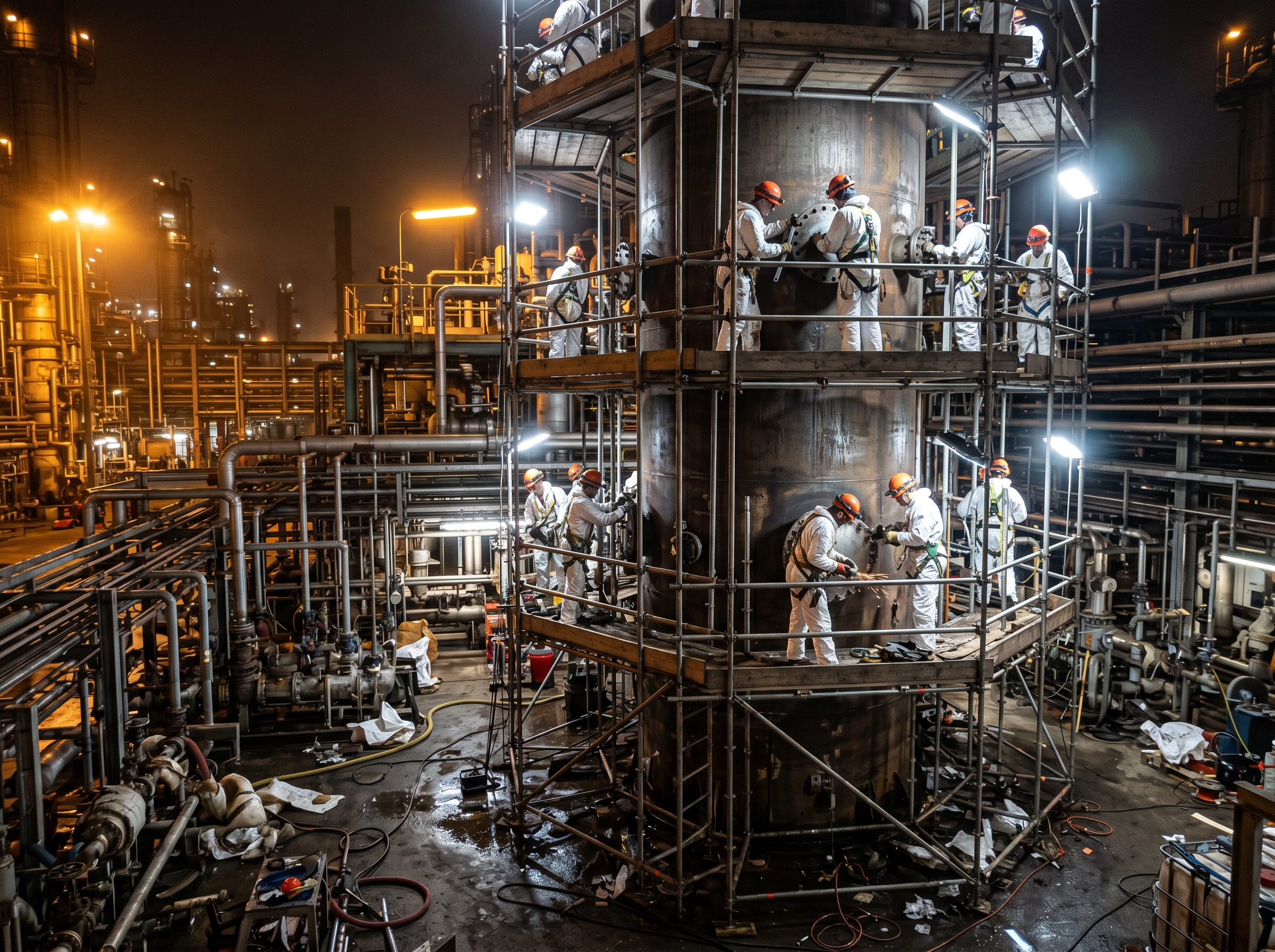 Plant shutdown and turnaround management